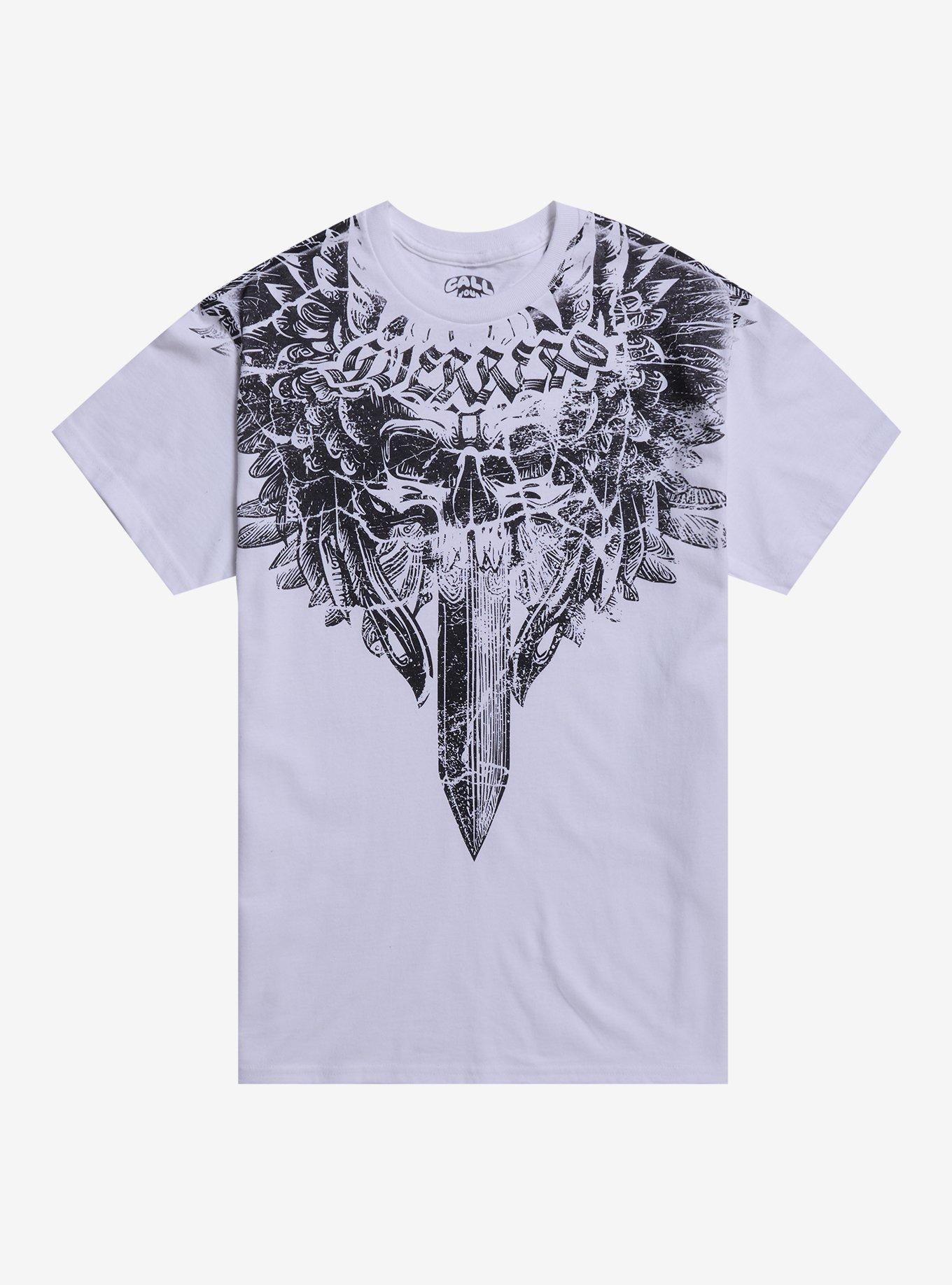 Winged Skull Sword TShirt By Call Your Mother Graphic Tee | Graphic Tee | Unisex Shirt | Soft Comfortable Wear