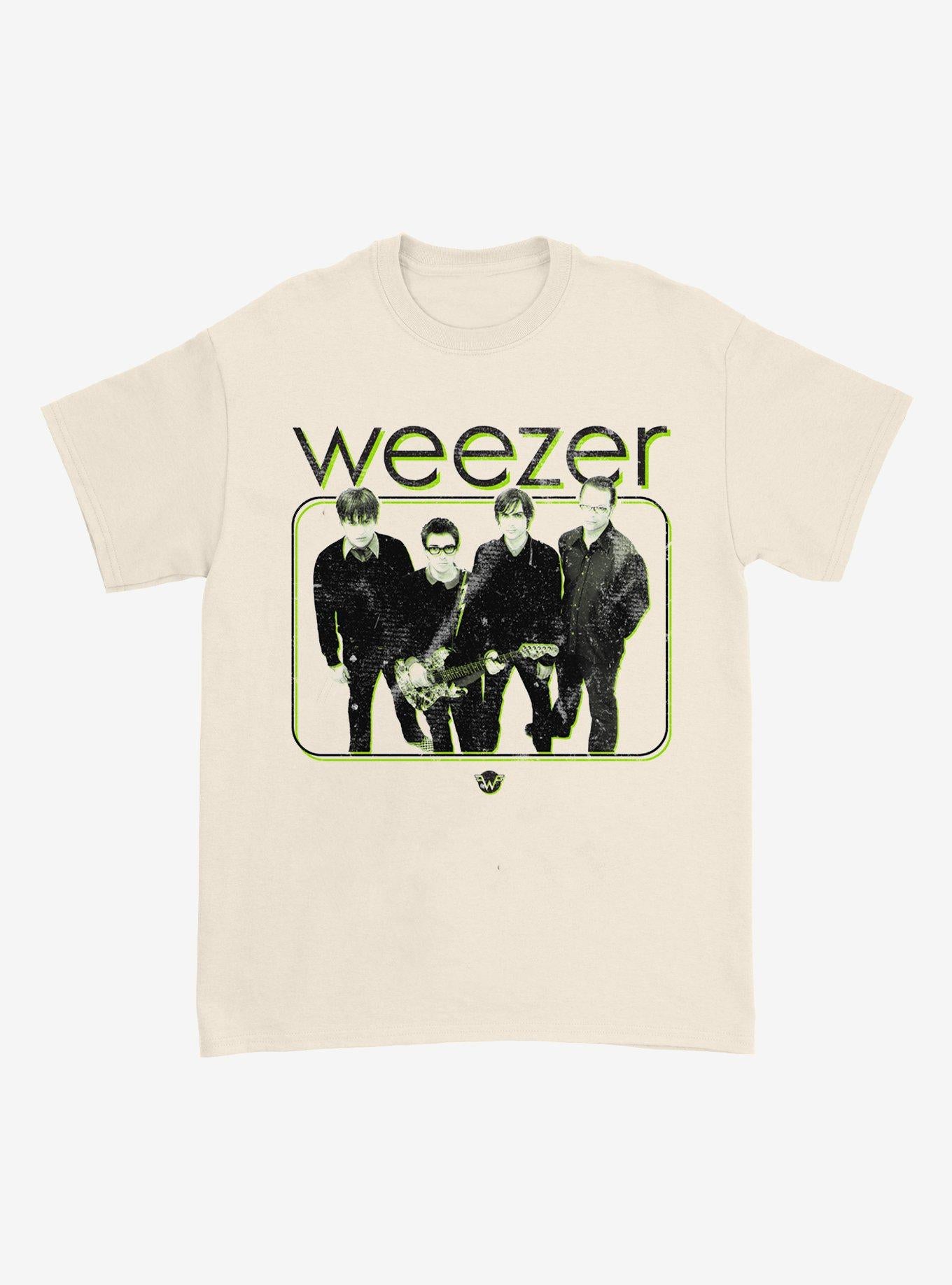 Weezer Green Framed Portrait TShirt Graphic Tee | Graphic Tee | Unisex Shirt | Premium Quality Apparel