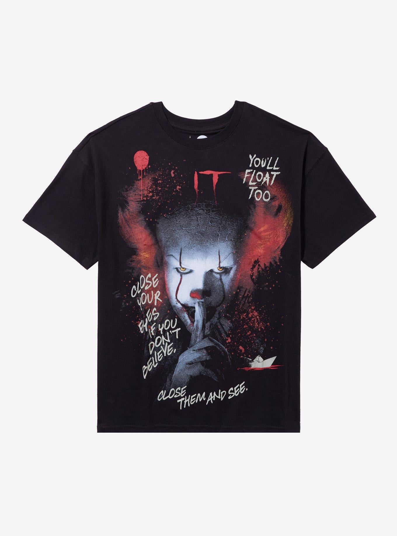 IT Pennywise Quotes Jumbo Print TShirt Graphic Tee | Graphic Tee | Unisex Shirt | Top Trending Fashion