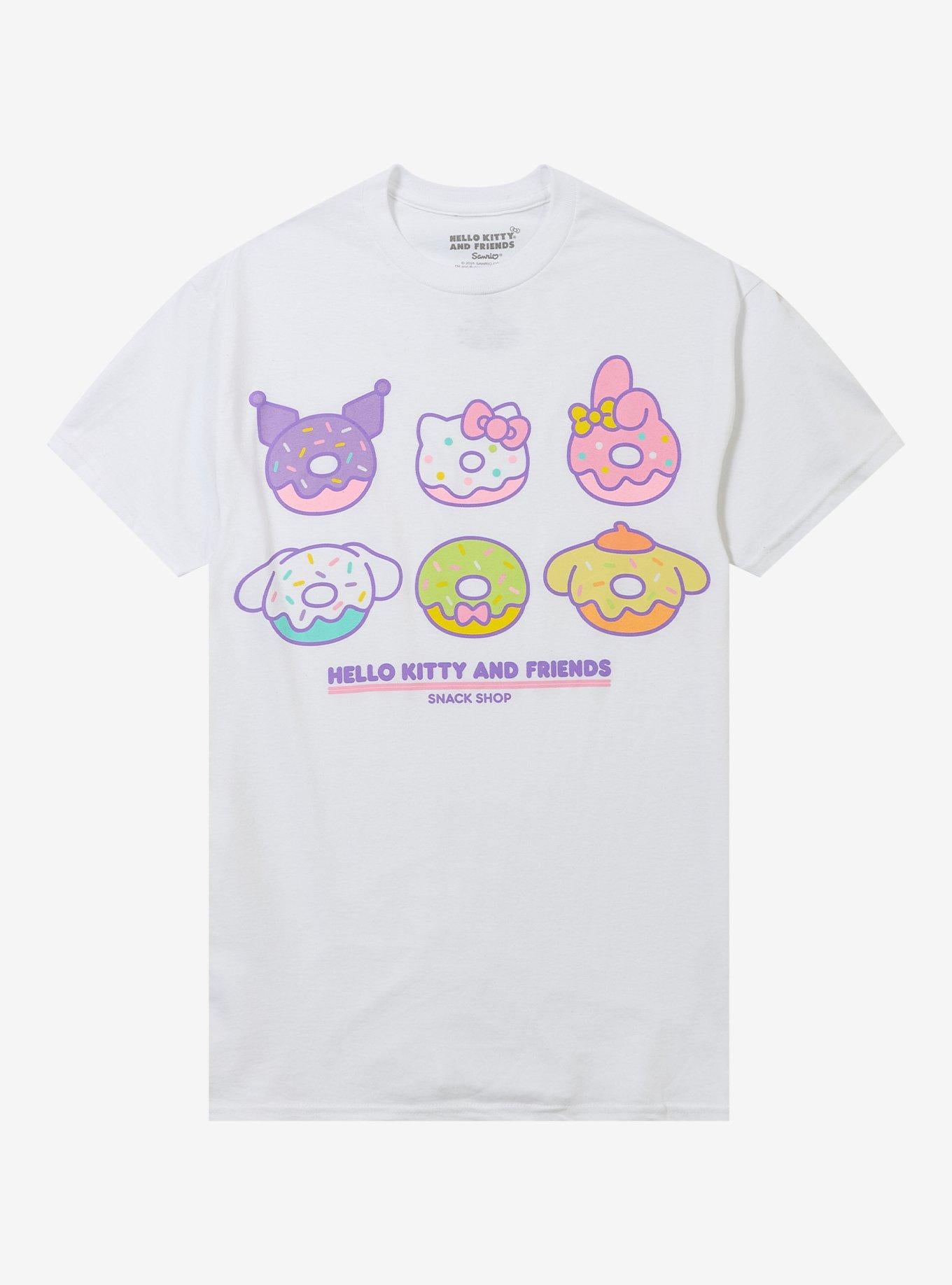 Hello Kitty And Friends Donut Snack Shop TShirt Graphic Tee | Graphic Tee | Unisex Shirt | Comfortable Daily Wear