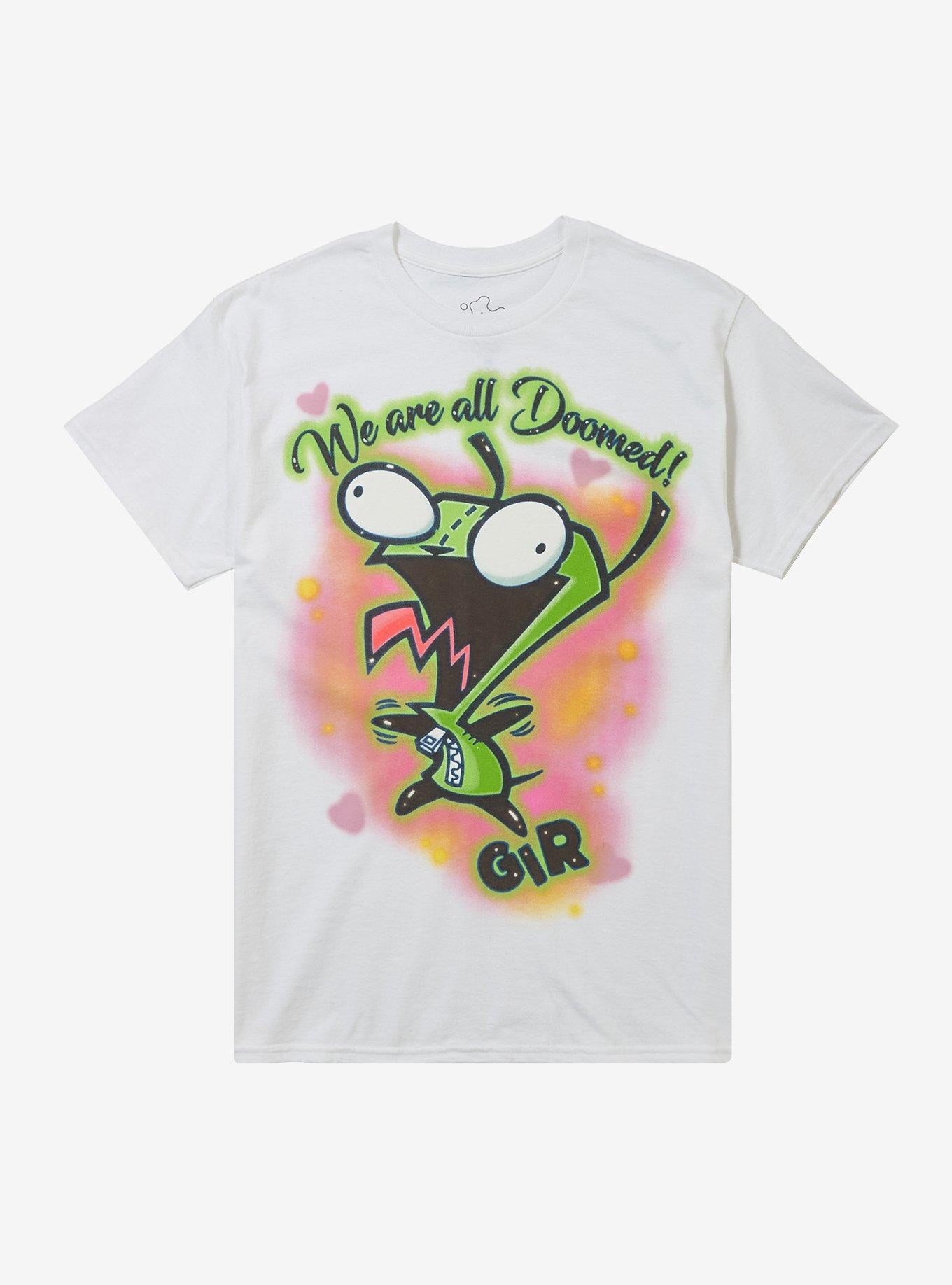 Invader Zim GIR We Are All Doomed TShirt Graphic Tee | Graphic Tee | Unisex Shirt | Premium Quality Apparel
