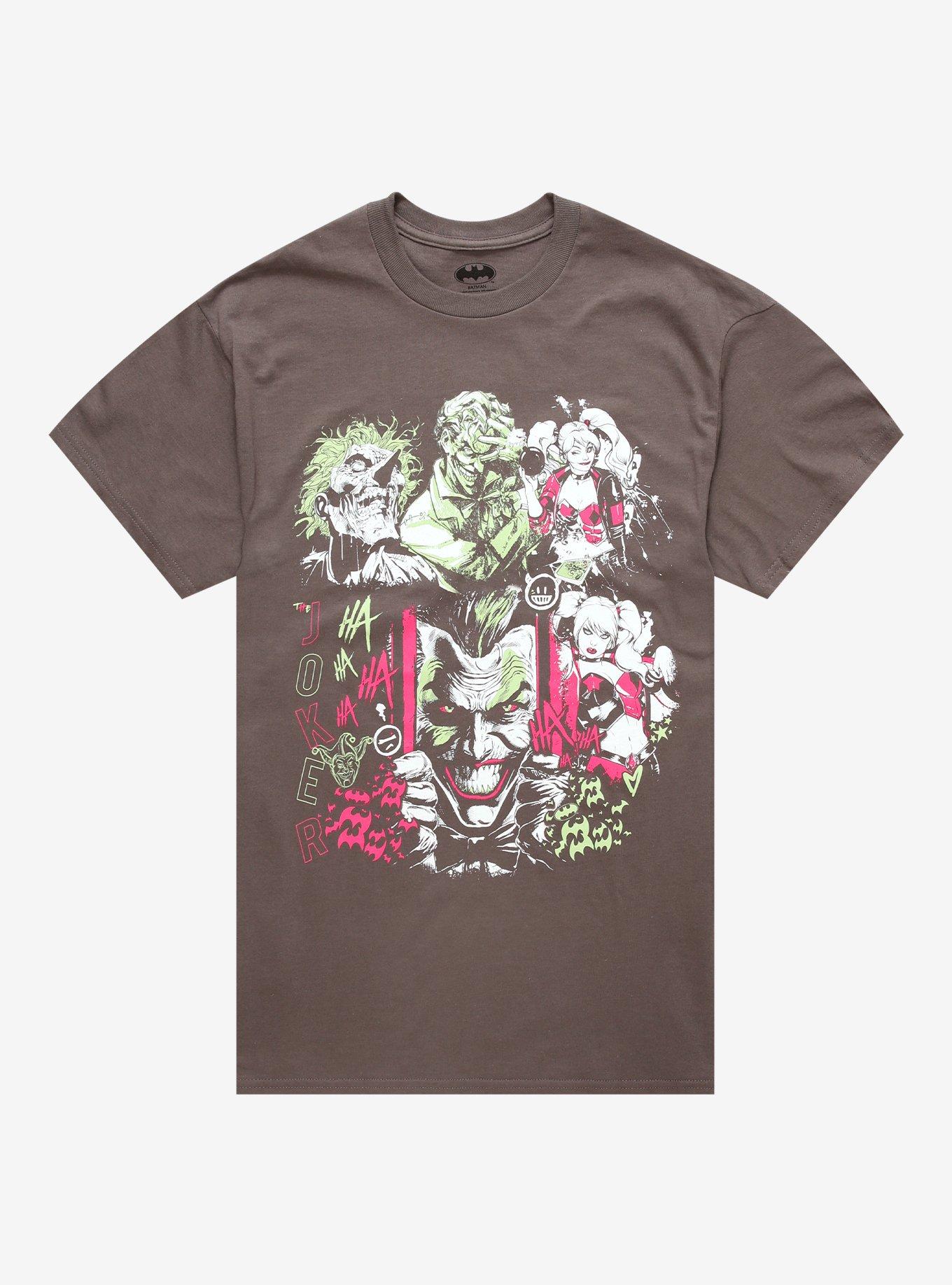 DC Comics Batman Joker Harley Collage TShirt Graphic Tee | Graphic Tee | Unisex Shirt | Perfect Gift For Fans