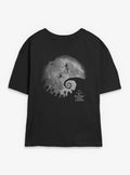 Disney The Nightmare Before Christmas The Nightmare Moon Girls Skimmer T-Shirt T-Shirt | Trending Streetwear Style | Trending Now