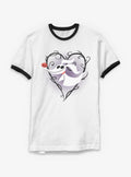 Disney The Nightmare Before Christmas Zero Pumpkin Nose Ringer T-Shirt T-Shirt | Bold Graphic Edition | High Demand Item