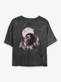 Disney The Nightmare Before Christmas Classic Scene Group Girls Mineral Wash Crop T-Shirt T-Shirt | Top Trending Artwork | Top Pick For Fans