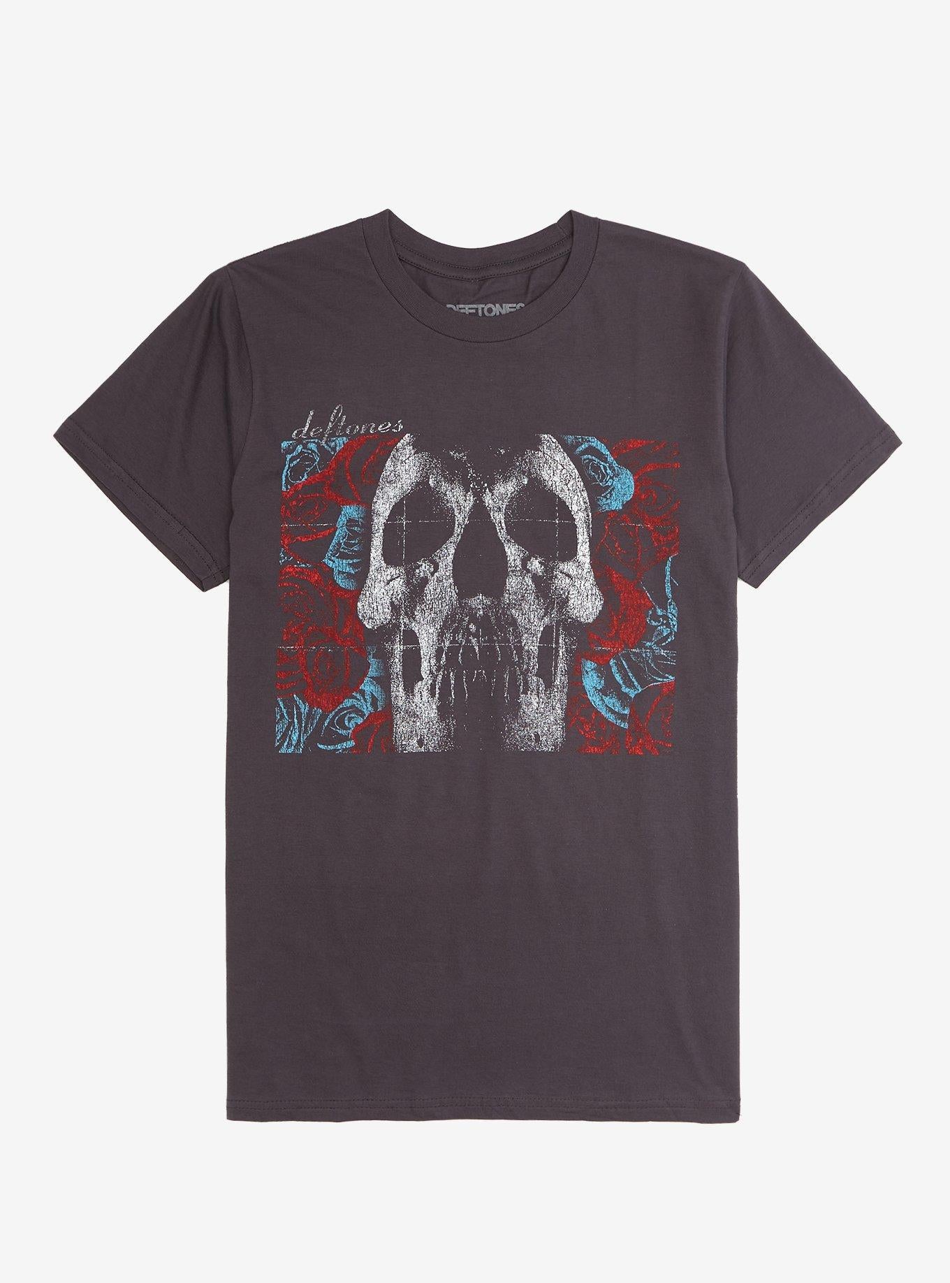 Deftones SKulls Roses TShirt Graphic Tee | Graphic Tee | Unisex Shirt | High-Quality Print