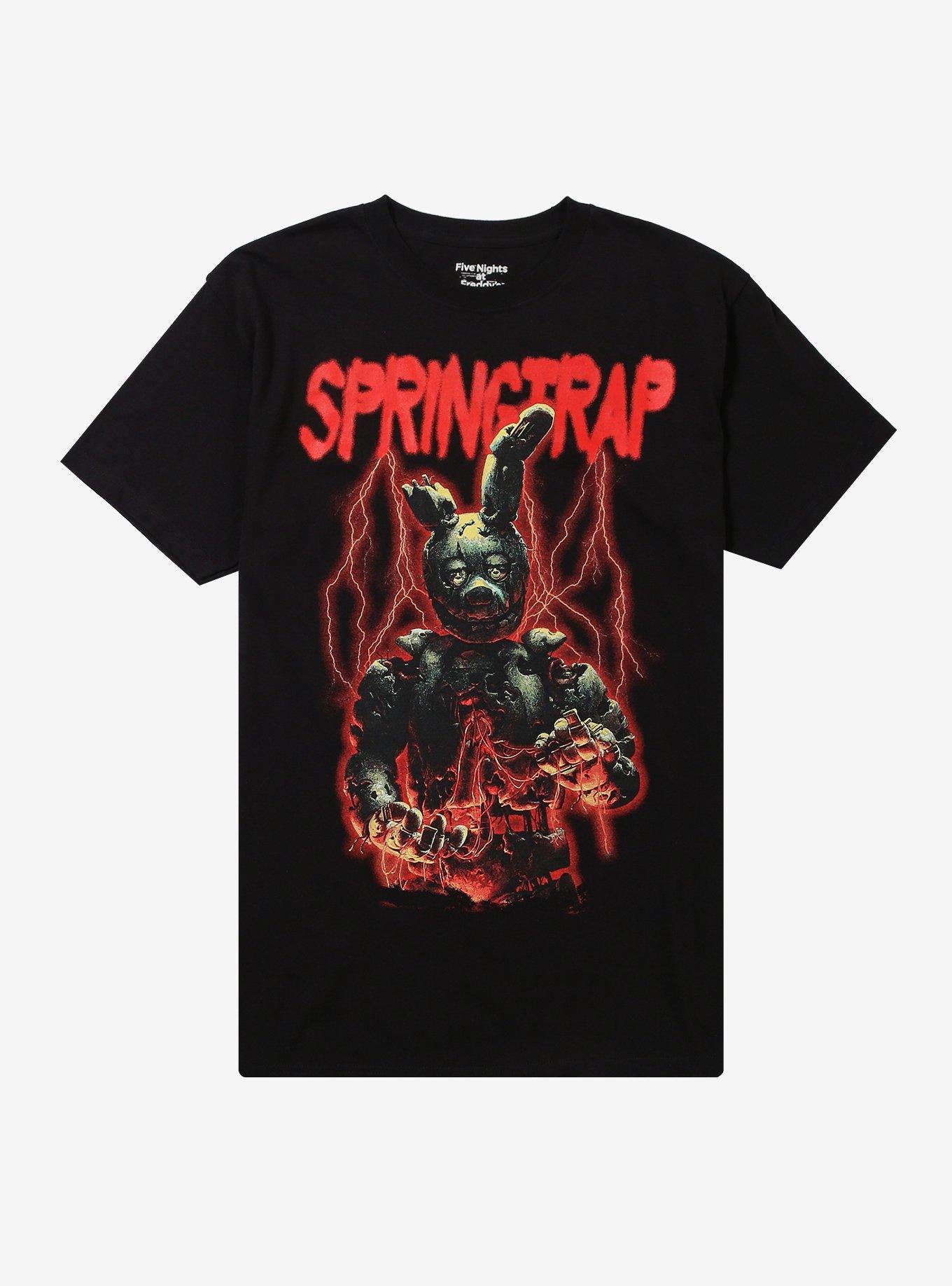 Five Nights At Freddys Springtrap Lightning TShirt Graphic Tee | Graphic Tee | Unisex Shirt | Best-Selling Design