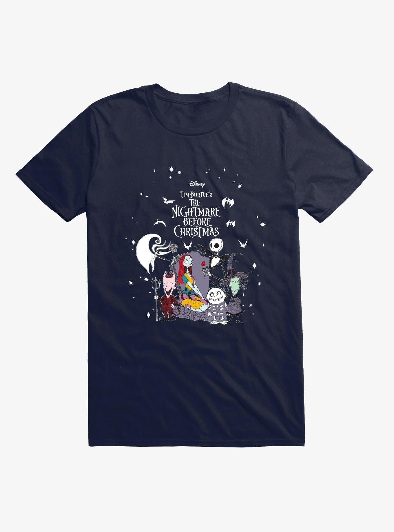 Disney The Nightmare Before Christmas Characters T-Shirt Hot Topic Exclusive T-Shirt | Fan Favorite Style | Perfect For Daily Wear