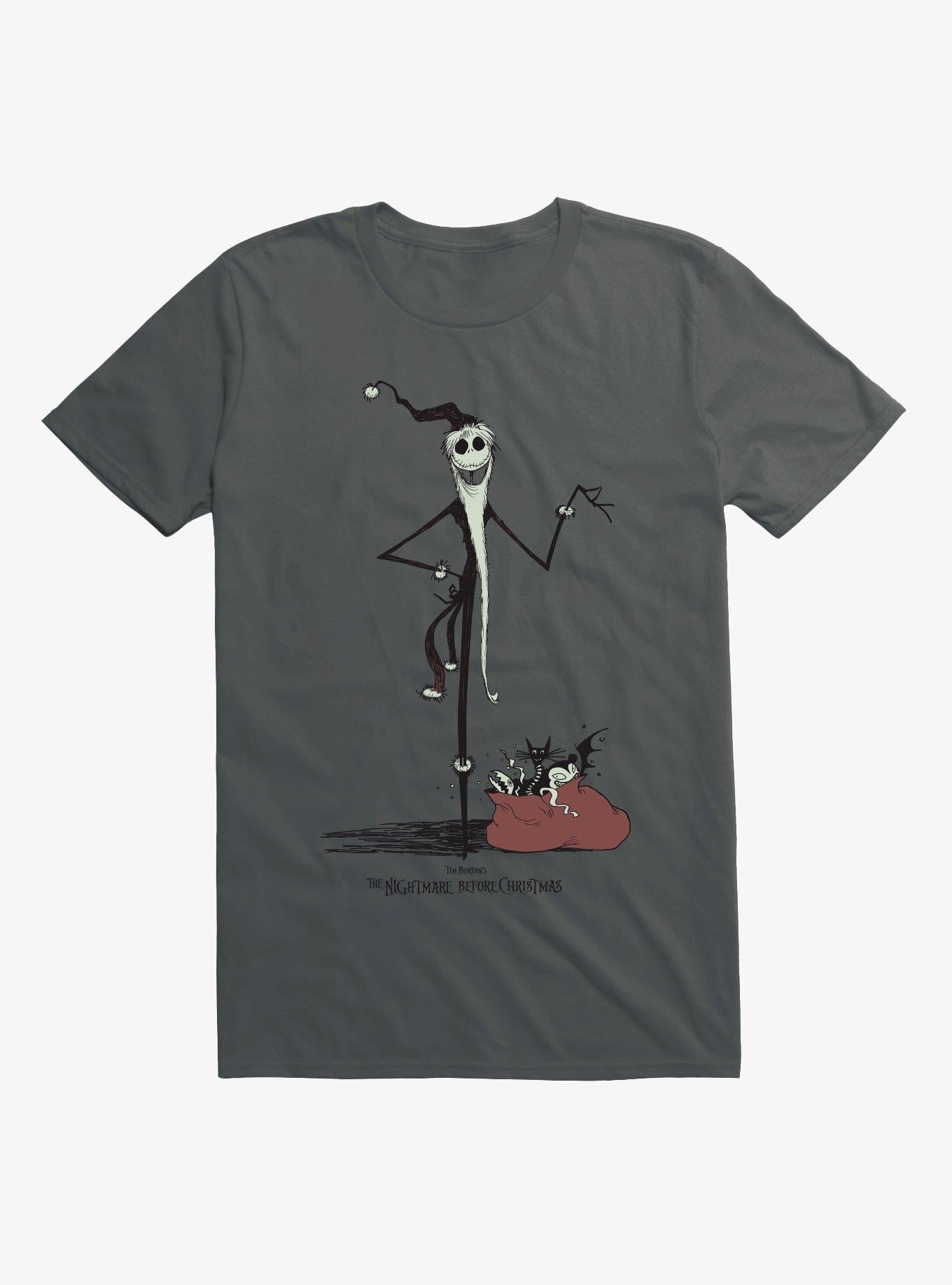 Disney The Nightmare Before Christmas Jack Skellington Santa T-Shirt Hot Topic Exclusive T-Shirt | Best-Selling Design | Trending Now