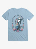 Disney The Nightmare Before Christmas Jack and Sally Flowers T-Shirt Hot Topic Exclusive T-Shirt | Exclusive Art Design | Perfect For Daily Wear