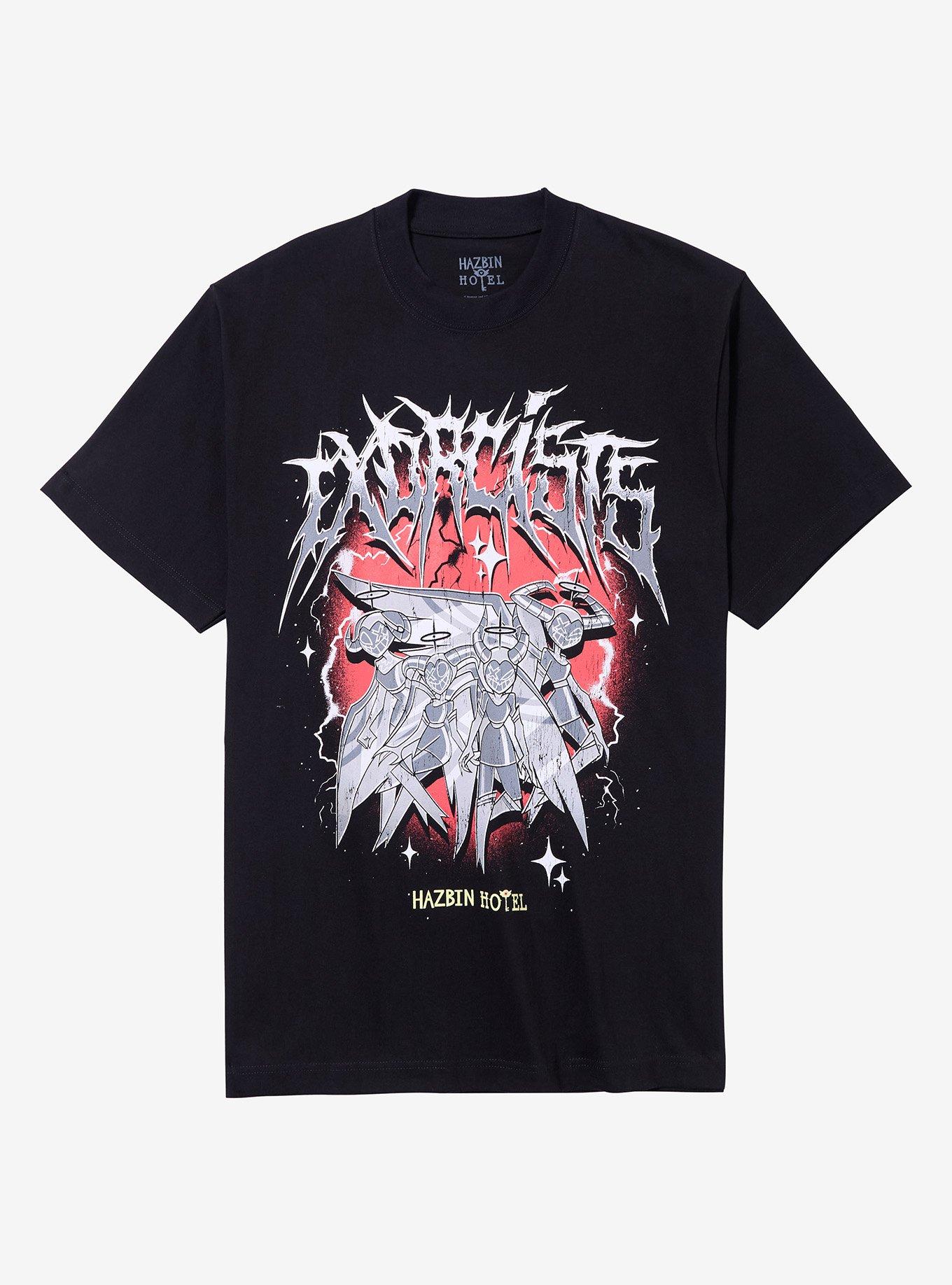 Hazbin Hotel Exorcists Metal TShirt Graphic Tee | Graphic Tee | Unisex Shirt | Premium Quality Apparel