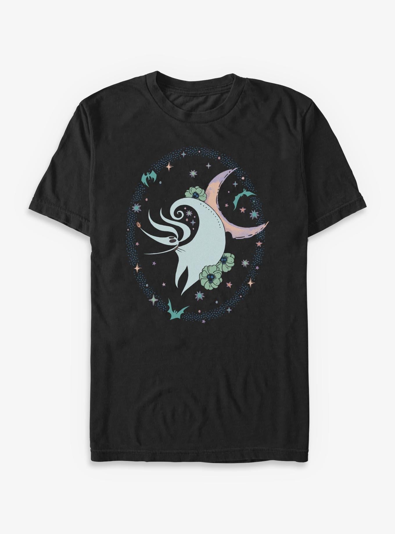 Disney The Nightmare Before Christmas Zero Stars And Flowers T-Shirt T-Shirt | Top Trending Artwork | Trending Now