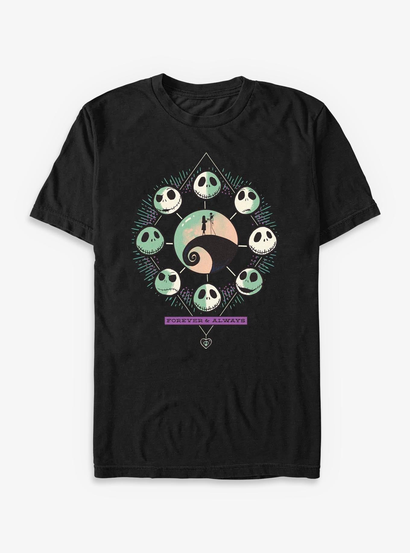 Disney The Nightmare Before Christmas Sally Jack Forever And Always T-Shirt T-Shirt | High-Quality Print | Perfect For Daily Wear