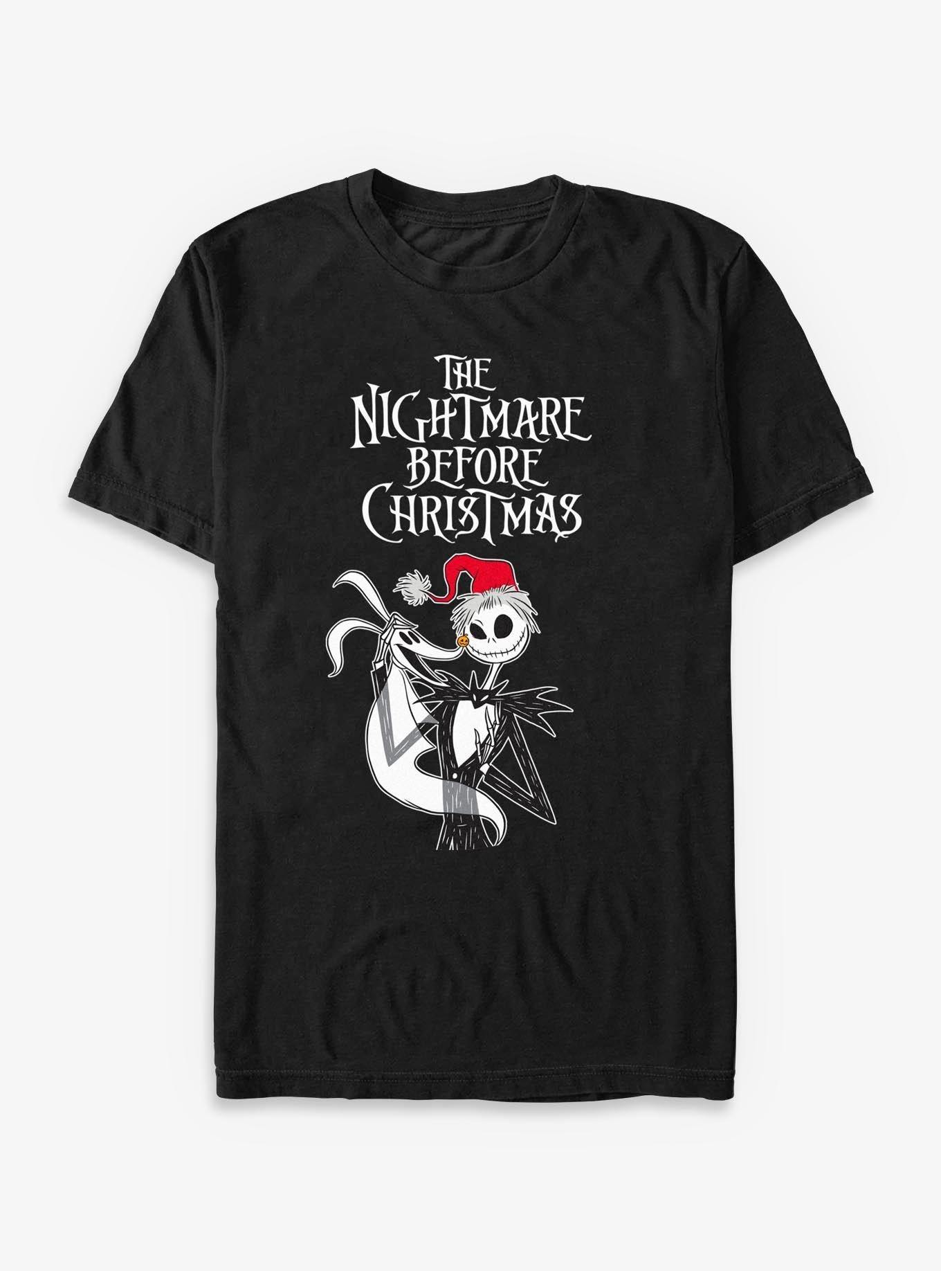 Disney The Nightmare Before Christmas Jack Santa Hat Zero T-Shirt T-Shirt | Exclusive Art Design | Must-Have Style