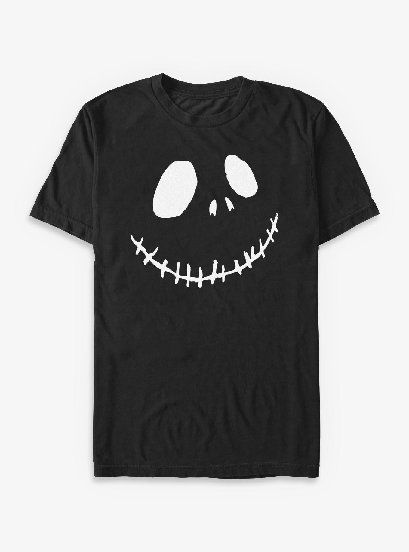 Disney The Nightmare Before Christmas Jack Face T-Shirt T-Shirt | Exclusive Art Design | Trending Now