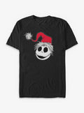 Disney The Nightmare Before Christmas Jack Santa Hat T-Shirt T-Shirt | Top Trending Artwork | Trending Now