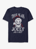 Disney The Nightmare Before Christmas Jolly Santa Jack T-Shirt T-Shirt | Fan Favorite Style | Great Gift Idea