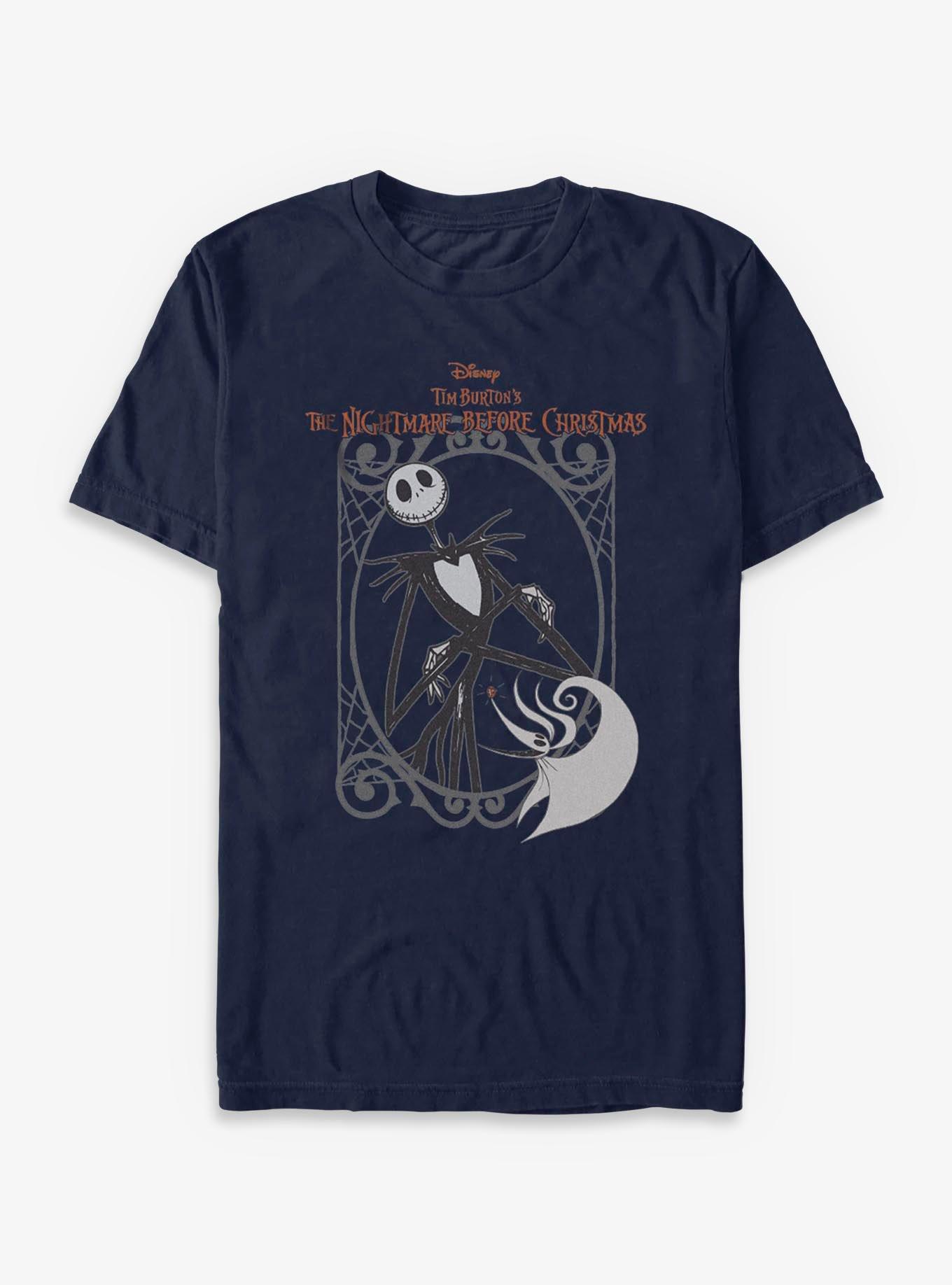 Disney The Nightmare Before Christmas Jack And Zero T-Shirt T-Shirt | High-Quality Print | High Demand Item