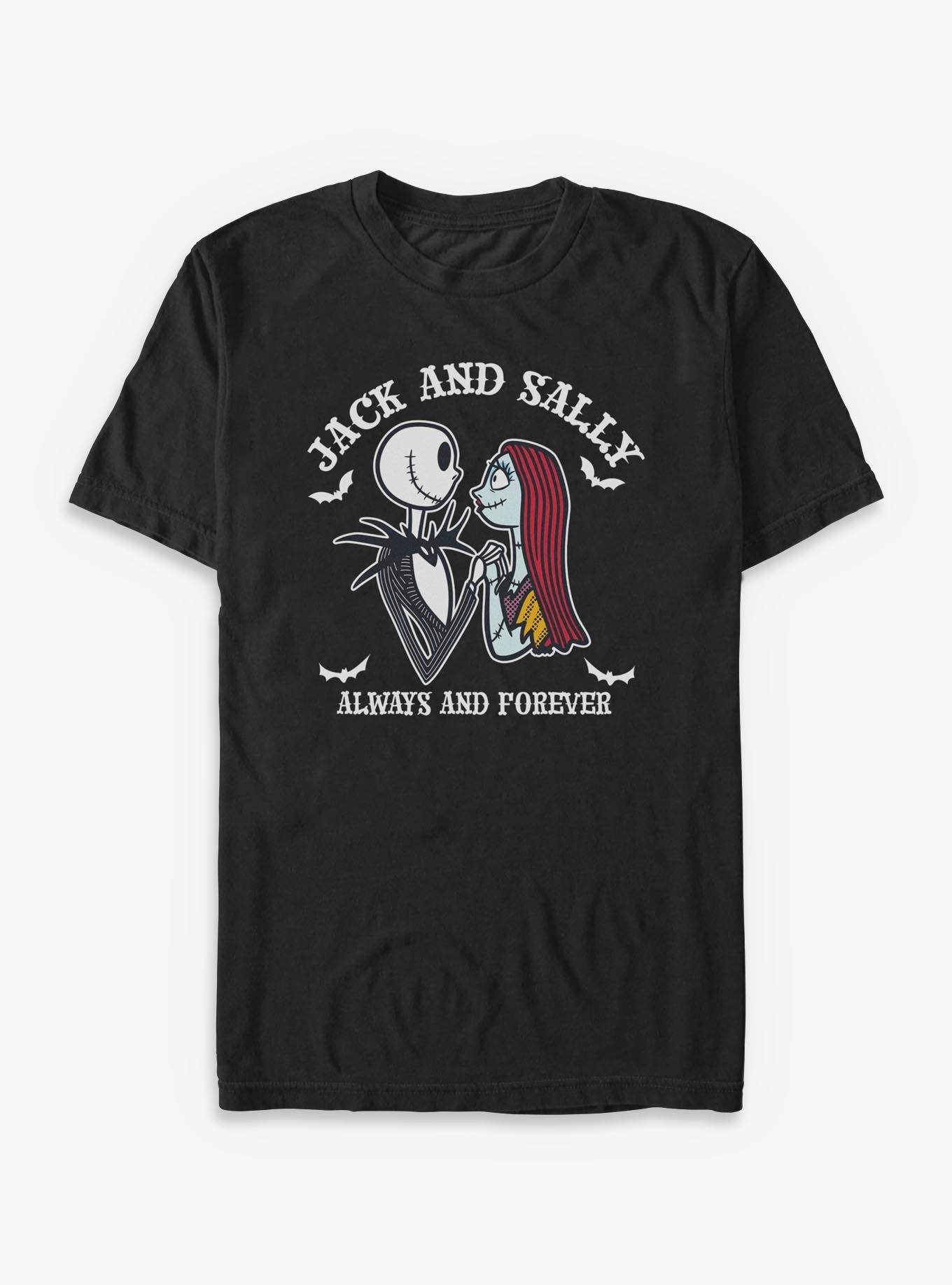 Disney The Nightmare Before Christmas Jack And Sally Forever T-Shirt T-Shirt | Best-Selling Design | Top Pick For Fans