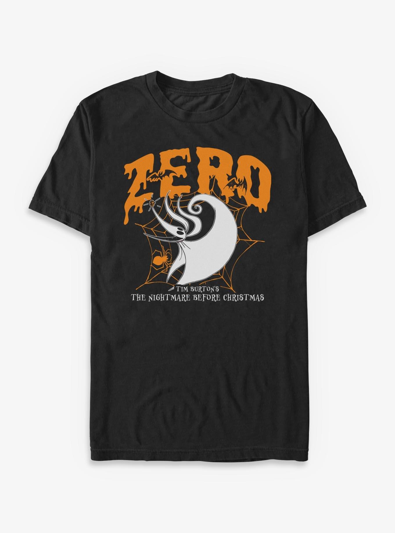 Disney The Nightmare Before Christmas Collegiate Zero T-Shirt T-Shirt | Vintage Graphic Vibe | Great Gift Idea
