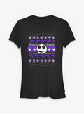 Disney The Nightmare Before Christmas Jack Ugly Sweater Girls T-Shirt | Premium Unisex T-Shirt, Trending Graphic Tee