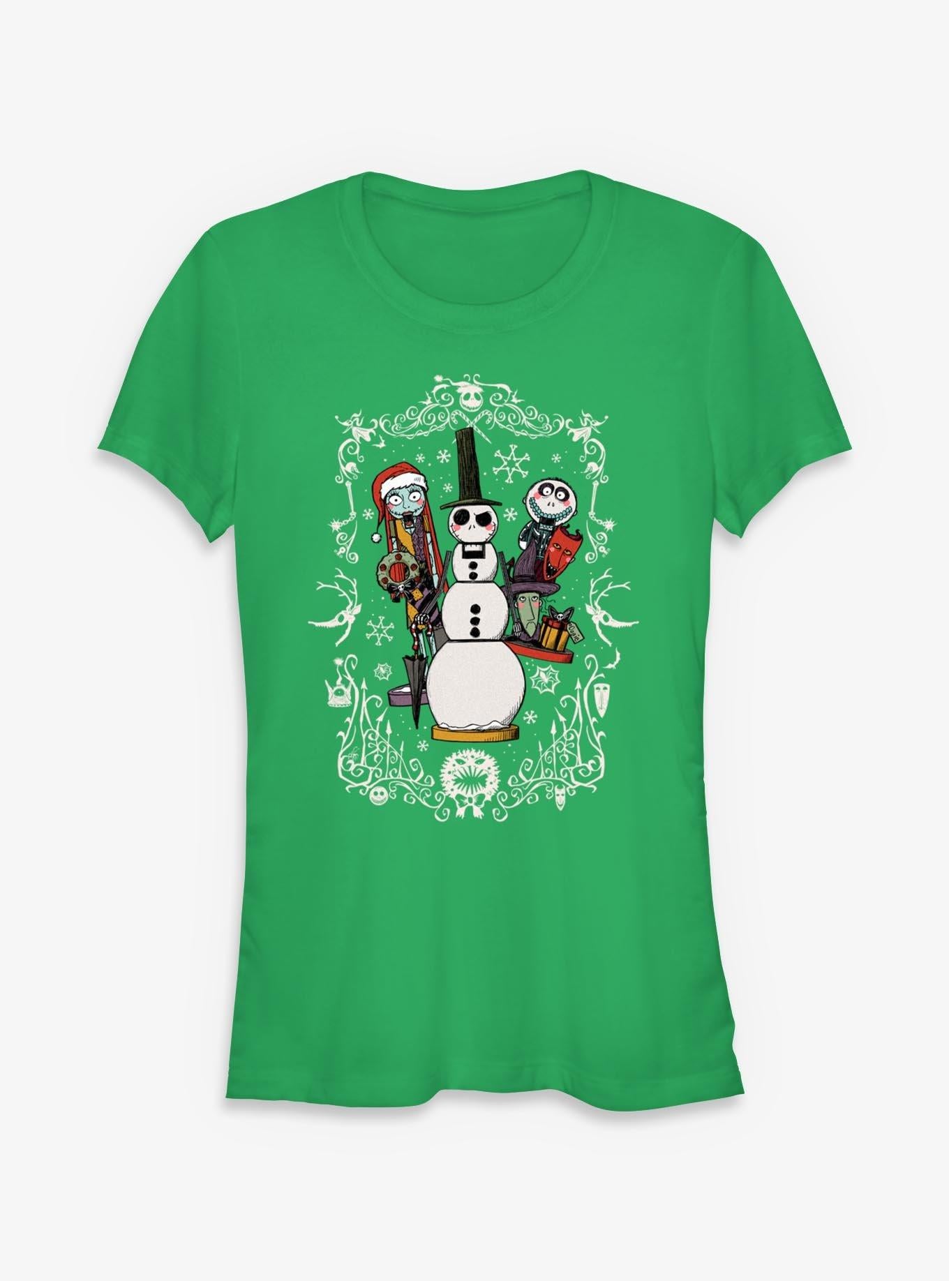Disney The Nightmare Before Christmas A Scary Christmas Girls T-Shirt T-Shirt | Exclusive Art Design | Trending Now