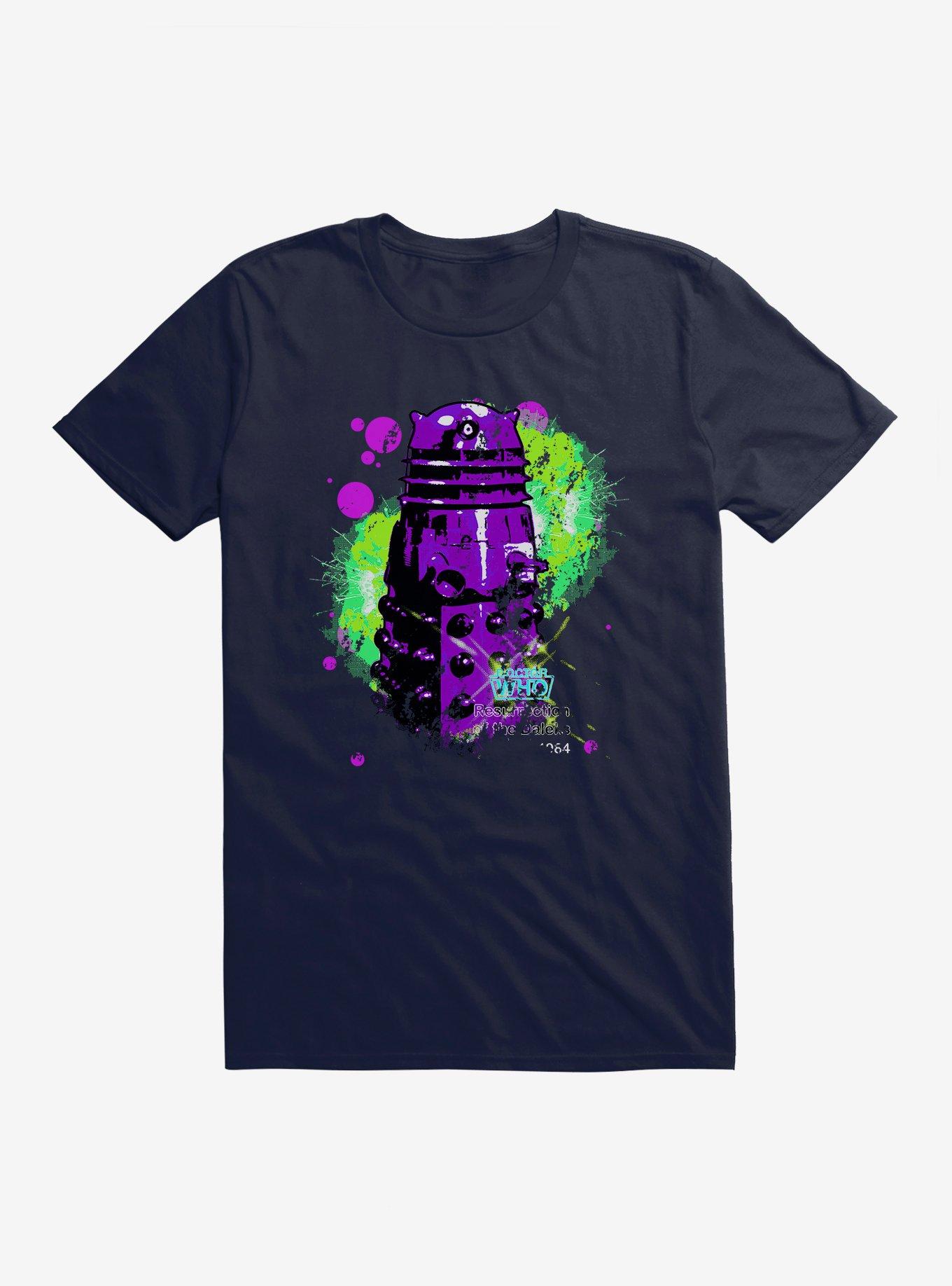 Doctor Who Dalek Neon Art T Shirt T Shirt Trending US