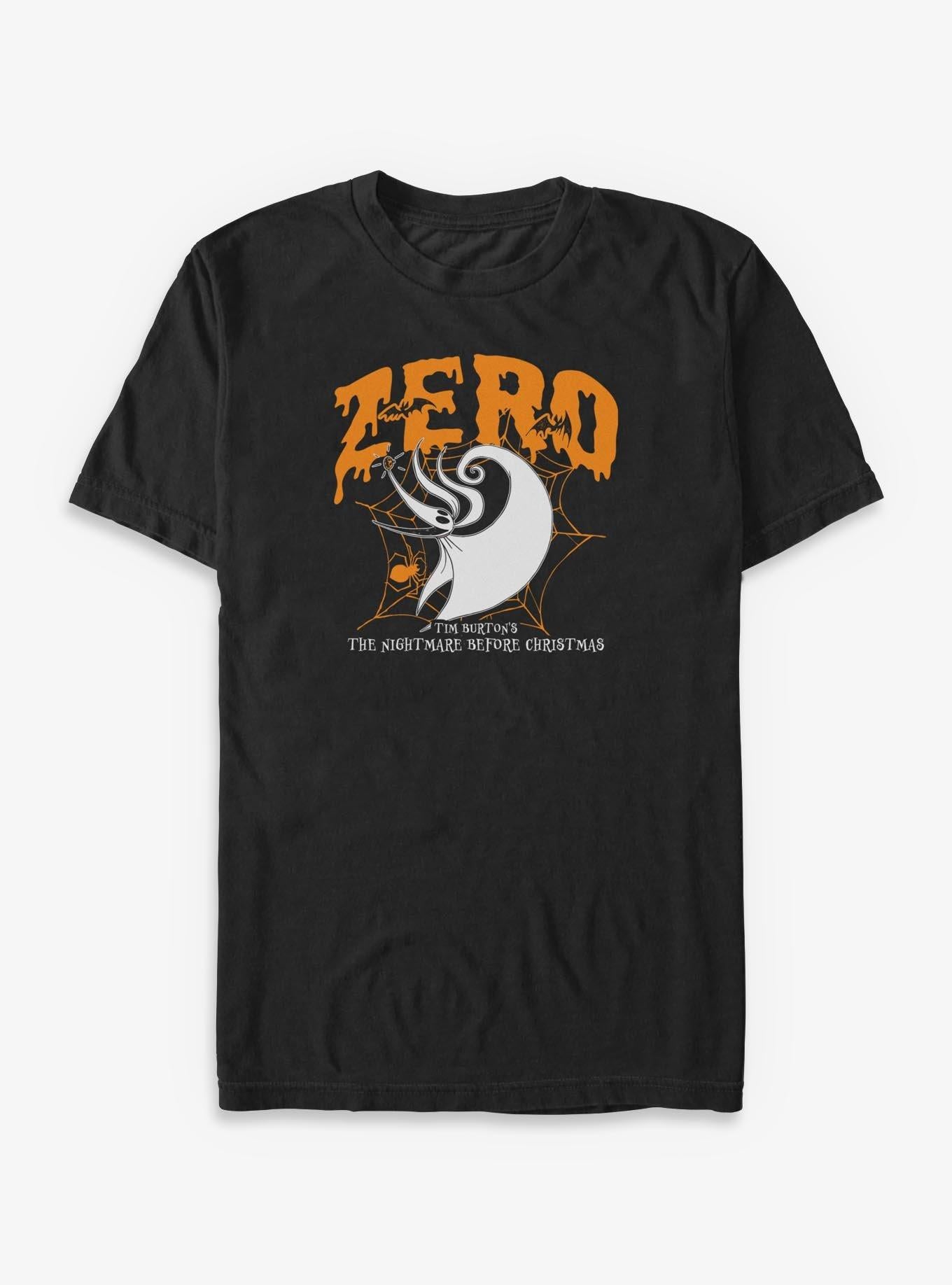 Disney The Nightmare Before Christmas Collegiate Zero Big Tall T-Shirt T-Shirt | Exclusive Art Design | Great Gift Idea
