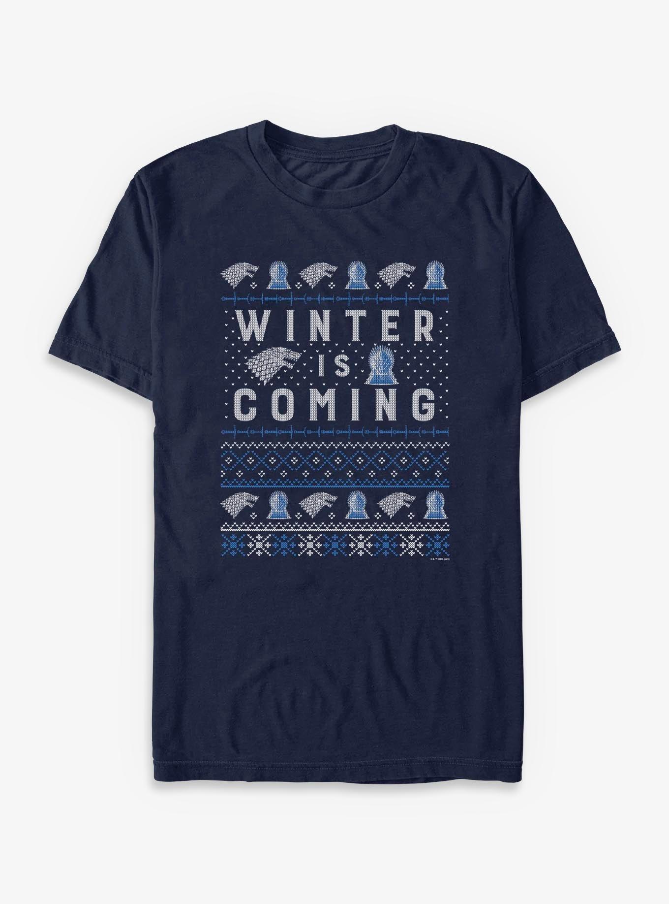 Game Of Thrones Winter Is Coming Ugly Sweater T-Shirt | Premium Unisex T-Shirt, Trending Graphic Tee
