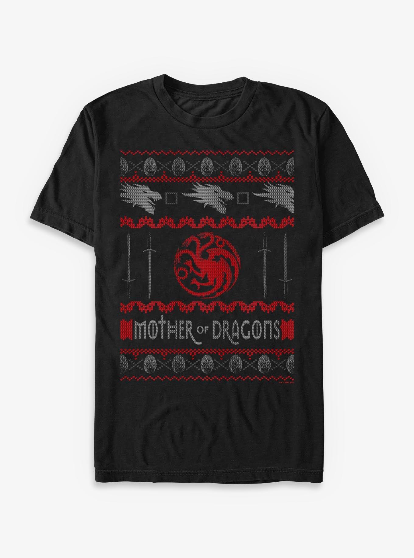 Game Of Thrones Mother Of Dragons Ugly Sweater T-Shirt | Premium Unisex T-Shirt, Trending Graphic Tee