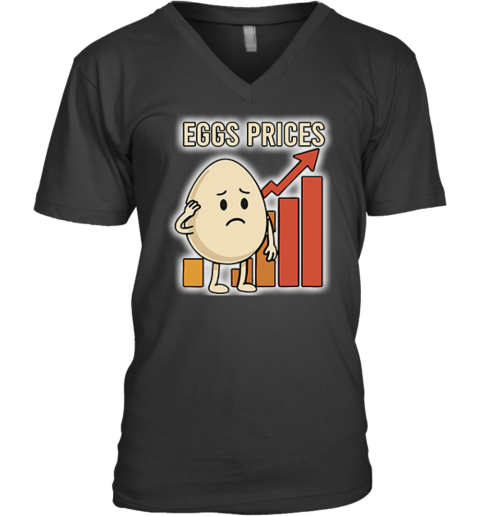 Eggs Rising Prices V Neck T Shirt