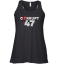 Anti Trump Corrupt 47 Racerback Tank