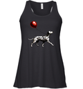 Dalmatian With Red Balloon Racerback Tank