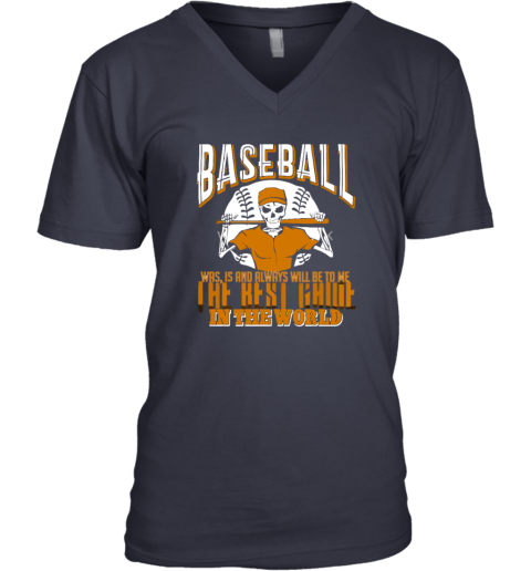 Baseball Is The Best Game In The World V Neck T Shirt