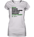 Boston Celtics Beat Everybody Women039S V Neck T Shirt