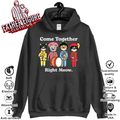 Cat Funny Noble Cat Come Together Right Meow Hoodie