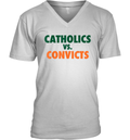 Classic Catholics Vs Convicts 1988 V Neck T Shirt