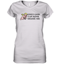 Cupid Only God Can Kink Shame Me Women039S V Neck T Shirt