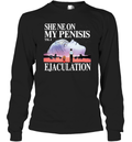 Asuka And Shinji She Neon Penisis Til I Ejaculation Long Sleeve T Shirt
