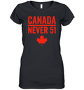 Canada Never 51 Women039S V Neck T Shirt