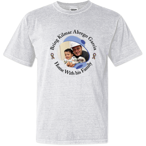 Bring Kilmar Abrego Garcia Home With His Family Dyed Heavyweight T Shirt