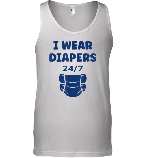Diaper Minimalist Baby Parent I Wear Diapers 247 Tank Top