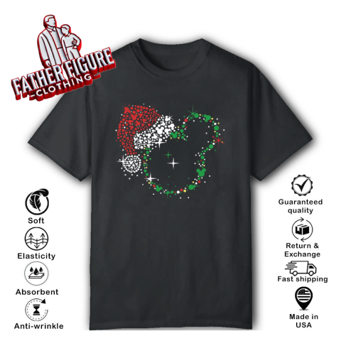 Disney Mickey Santa Christmas T Shirt