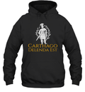 Carthago Delenda Est Latin Quotes Spqr Rome Hoodie