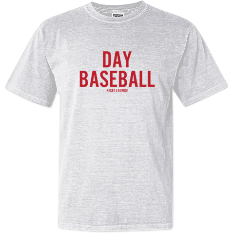 Day Baseball By Nisei Lounge Dyed Heavyweight T Shirt