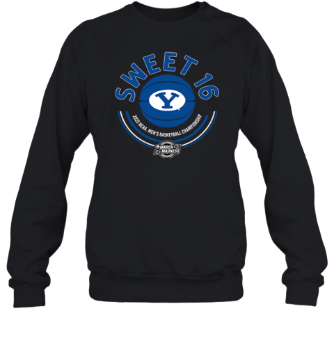 Byu Cougars Basketball 2025 March Madness Sweet Sixteen Sweatshirt