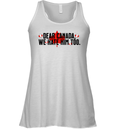 Dear Canada We Hate Him Too Anti Trump Racerback Tank