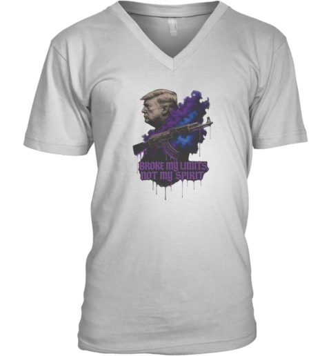 Broke My Limits Trump Drift Phonk Alpha V Neck T Shirt