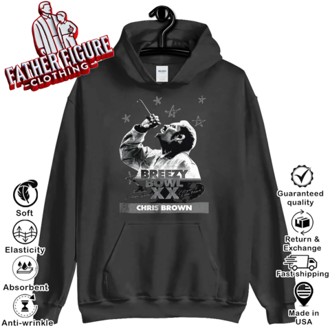 Chris Brown Breezy Bowl Xx Tour 2025 Hoodie