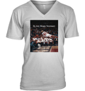By Any Means Necessary Dennis Rodman Flying Photo V Neck T Shirt